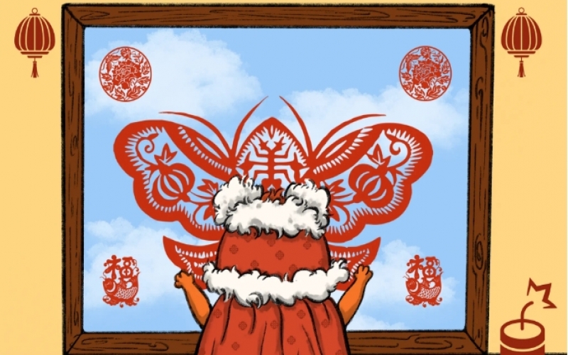 年味漸濃時(shí) - 臘月廿八，貼窗花